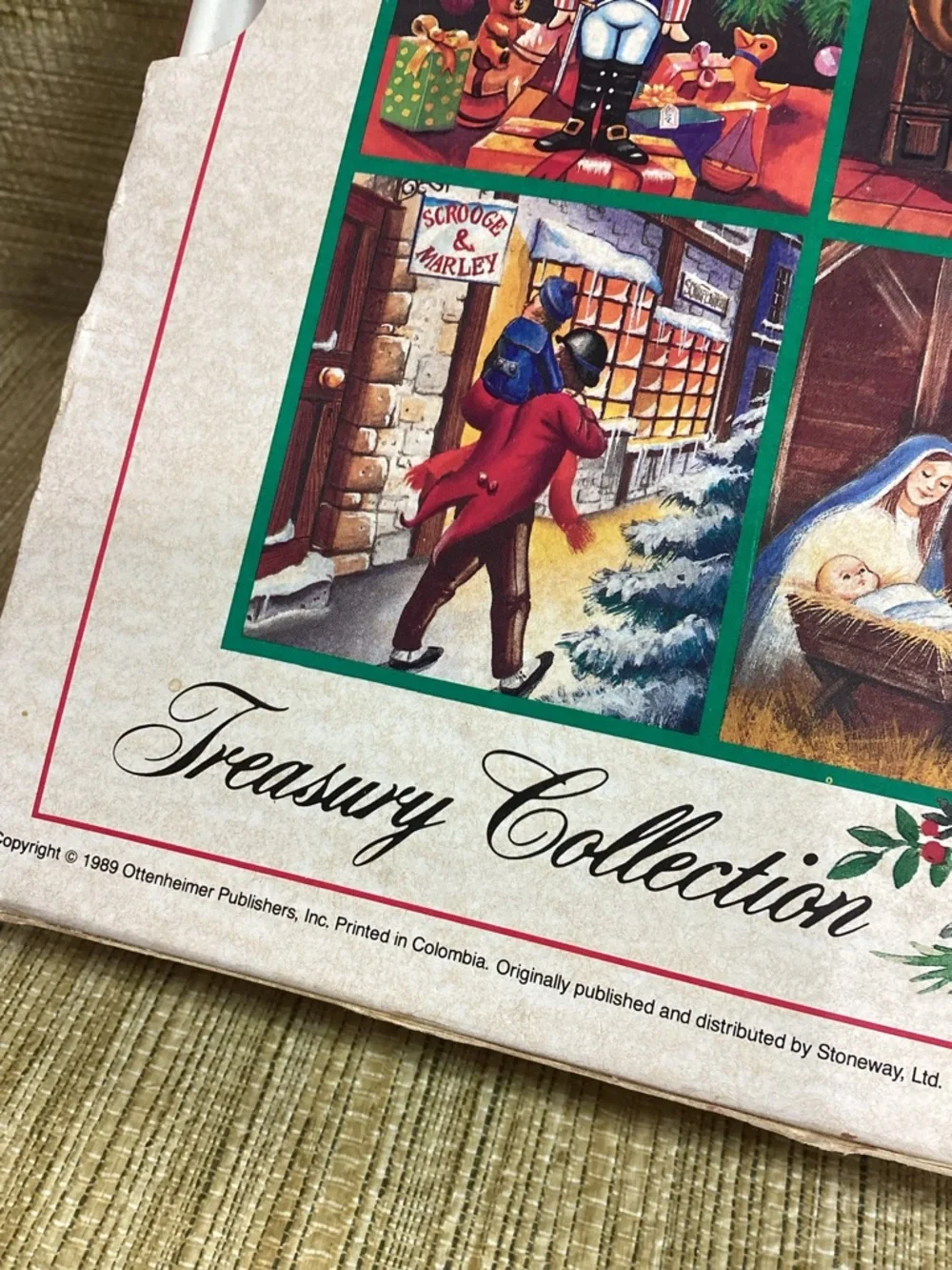 Vintage 1989 Favorite Christmas Classics Treasury Collection 4Pop Up Books